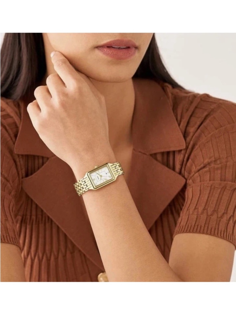 Fossil Raquel Three-Hand Gold Plated Watch ES5220 Women’s - Picture 4 of 4